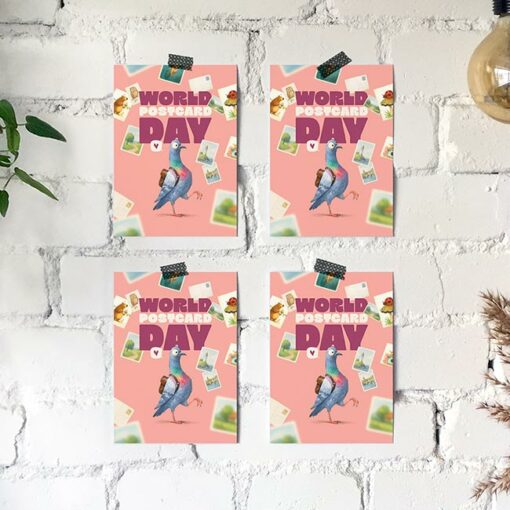Kaartenset 'World Postcard Day' van Studio Draak