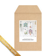 Kerstkaarten set van 4 'Sprankelende Kerst'